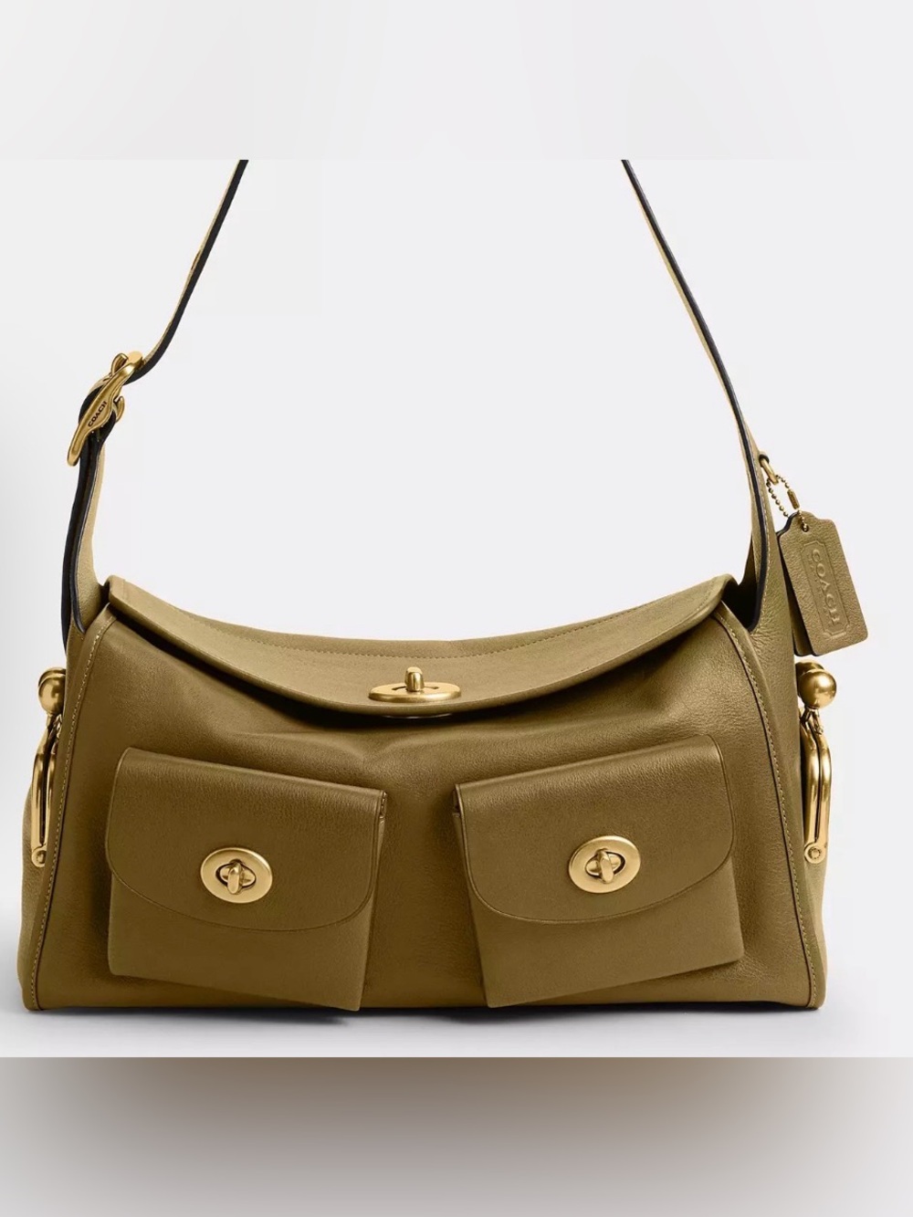 Coach Haversack Muted Olive NWT - Rare overseas exclusive color